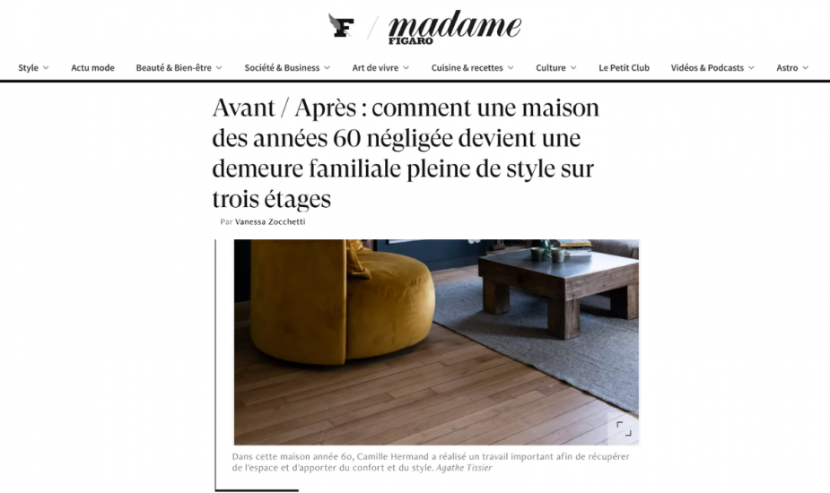Madame Figaro : Avant/après : Meudon
