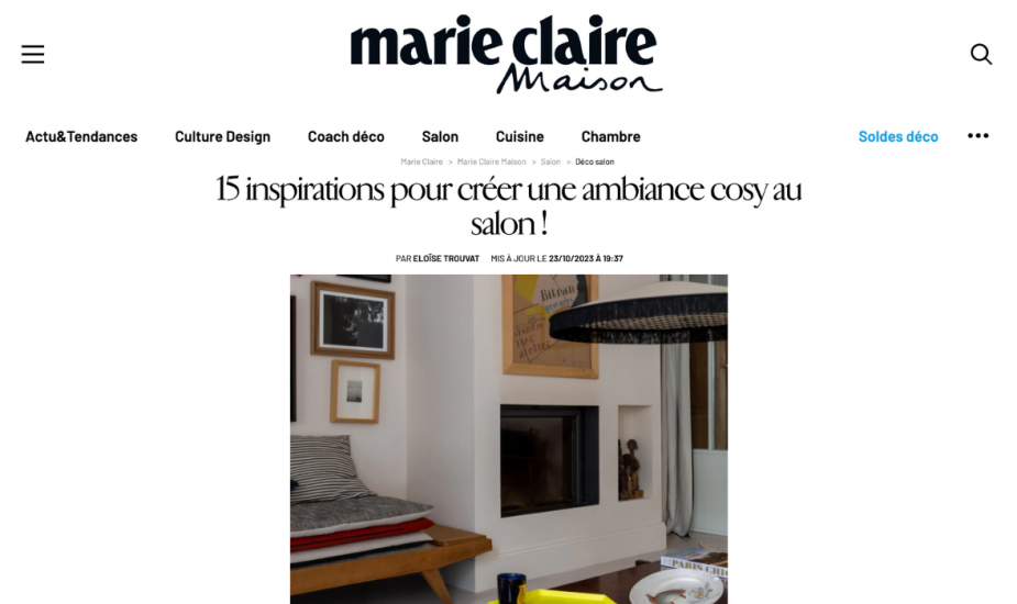 Marie Claire Maison : 15 inspirations pour créer une ambiance cosy au salon !
