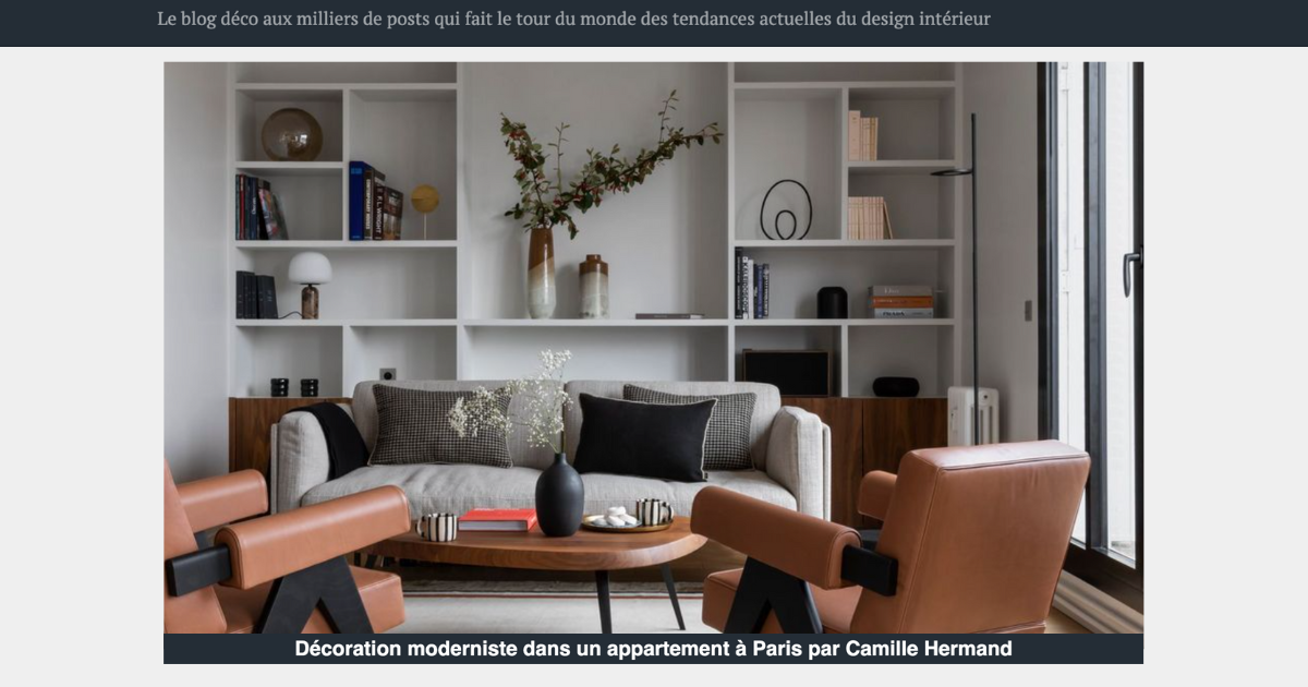 Planète Déco : Décoration moderniste dans un appartement à Paris par ...