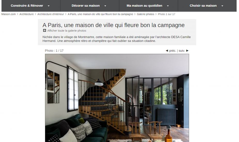 Maison.com - Une maison à Montmartre