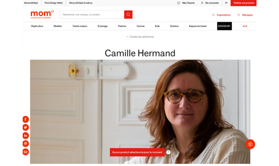 La sélection de Camille Hermand pour MOM