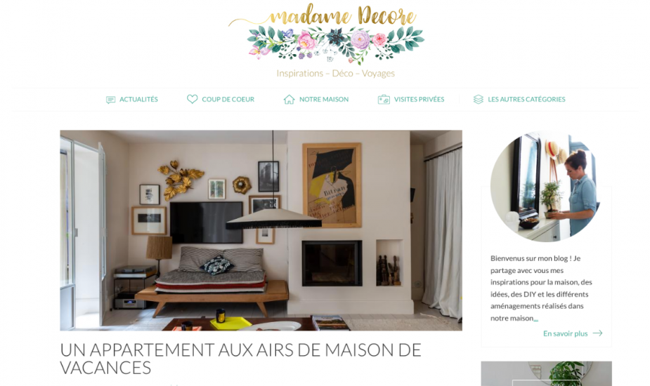 Madame Décore : Un appartement aux airs de maison de vacances