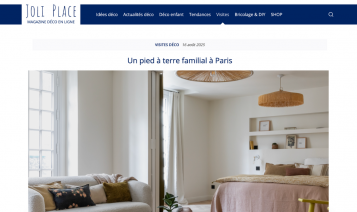 Jolie Place : un pied à terre familial à Paris